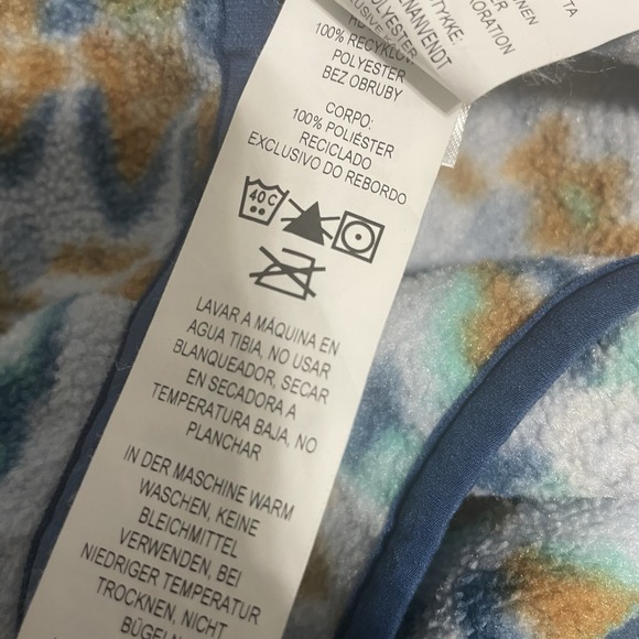 PATAGONIA Kids L/12 Lightweight Synchilla Snap-T Pullover Fleece Wandering Woods - Picture 8 of 11